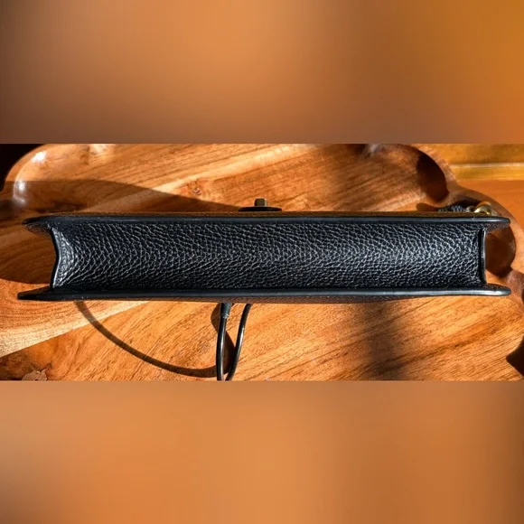 Coach Noa Pop Up Messenger Crossbody Black Leather C4816 - Picture 12 of 17